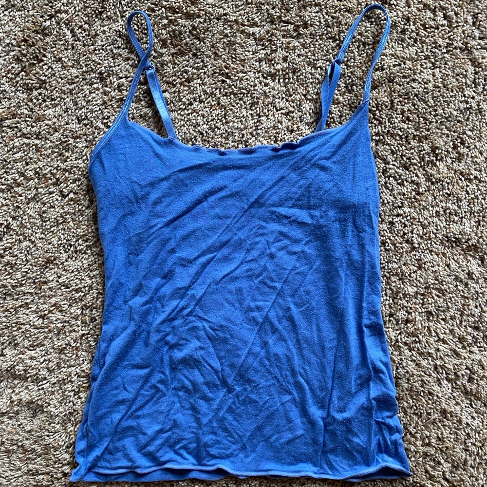 Blue tank top